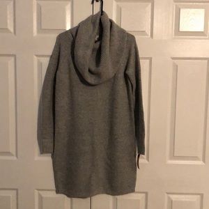 Cowl Neck Sweater Dress